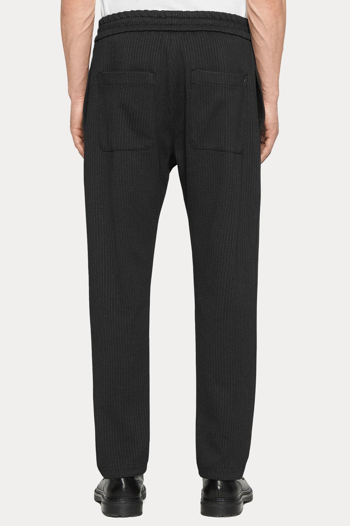 Dondup Dom Regular Fit Beli Lastikli Çizgili Jogger Pantolon-Pantolon-Libas