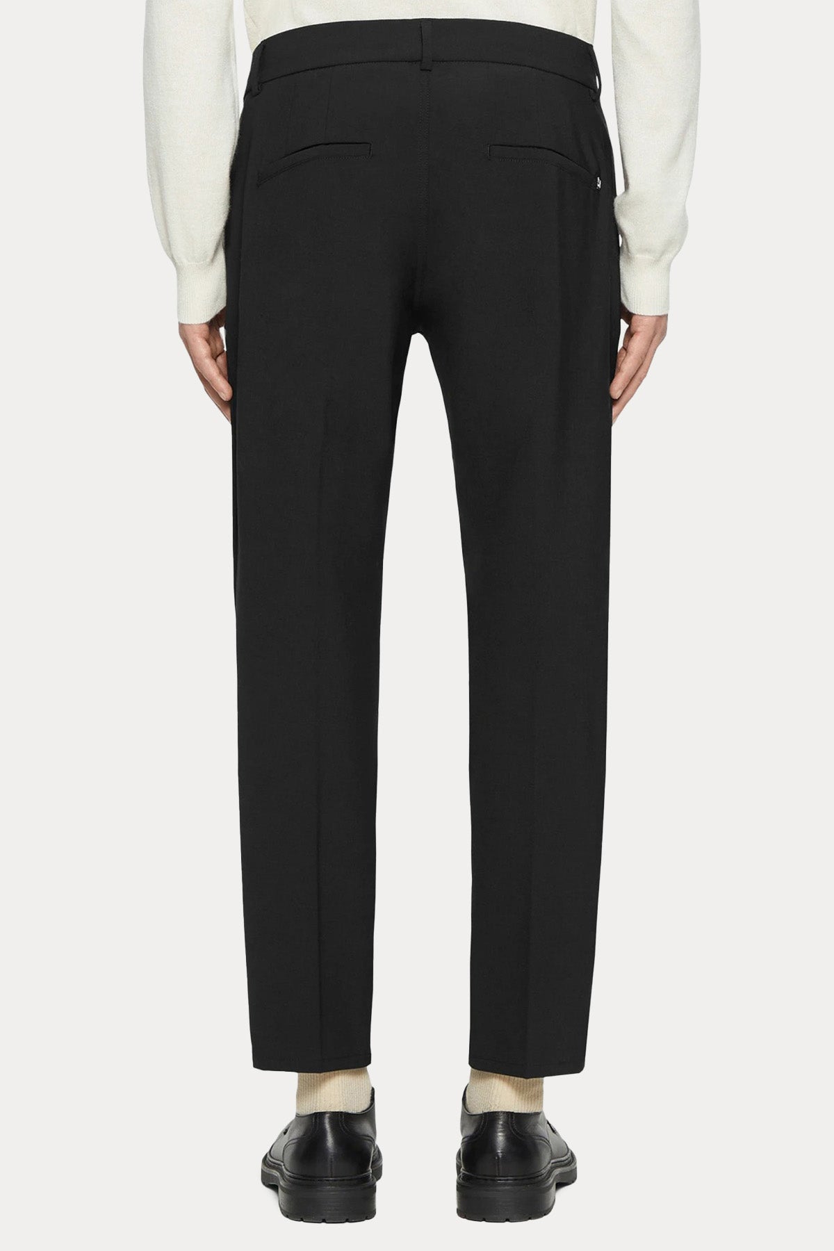 Dondup Regular Fit Yandan Cepli Streç Yün Pantolon-Pantolon-Libas
