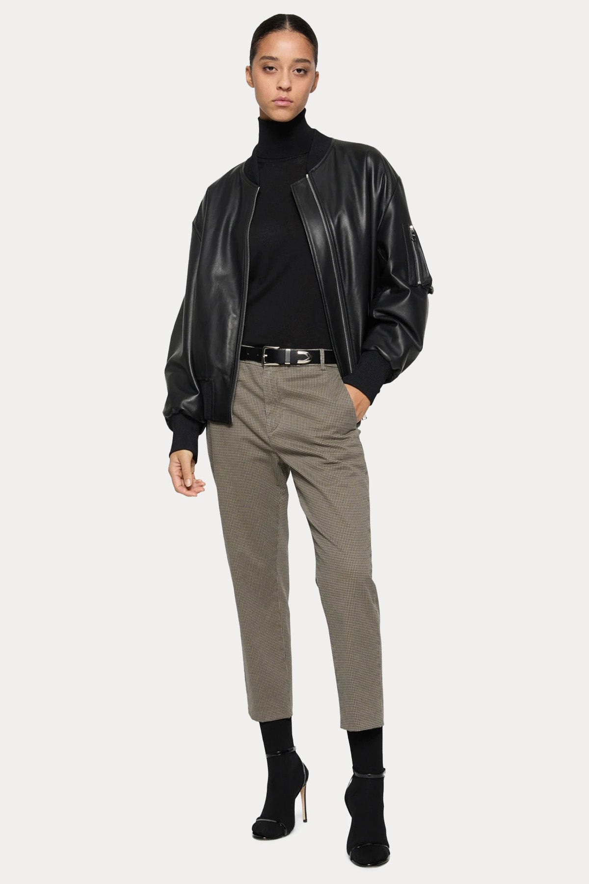 Dondup Ariel Kazayağı Desenli Havuç Kesim Pantolon