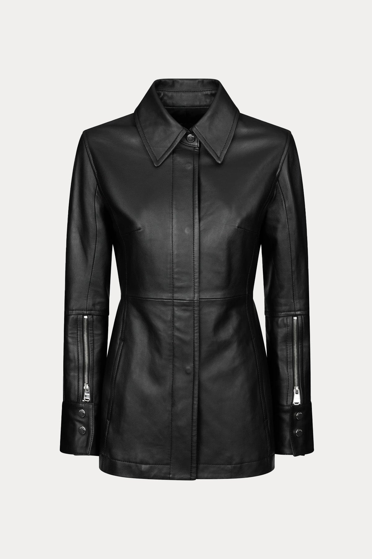 Dondup Slim Fit Deri Ceket