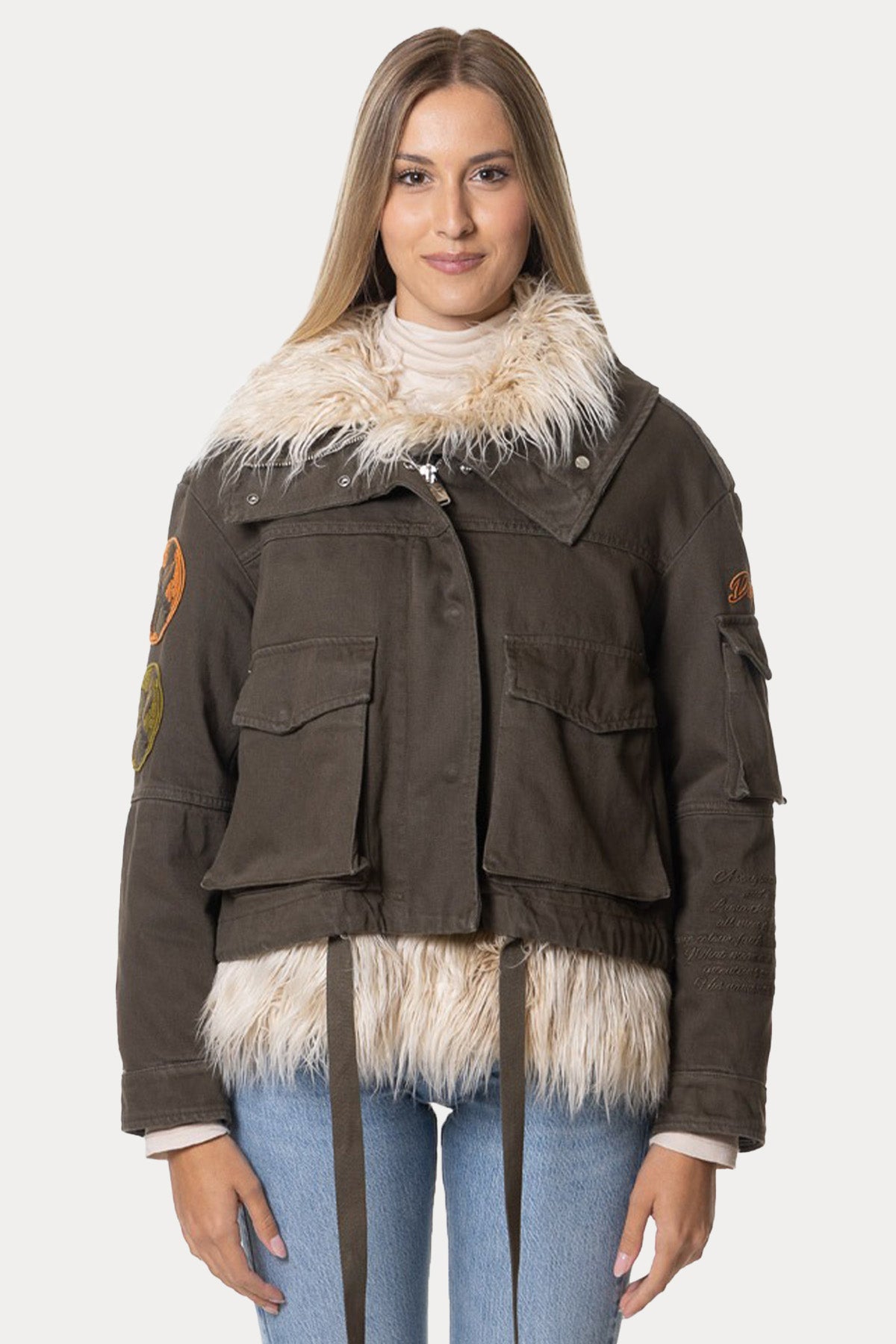 Dondup Demonte İç Parçalı Kürklü Mont