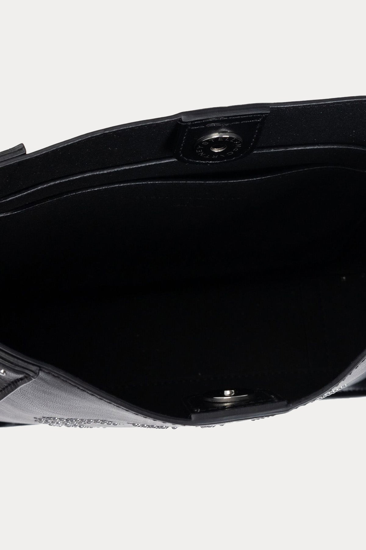 Stella Mccartney Logolu Small Crossbody Troklu Omuz Çantası-Çanta-Libas