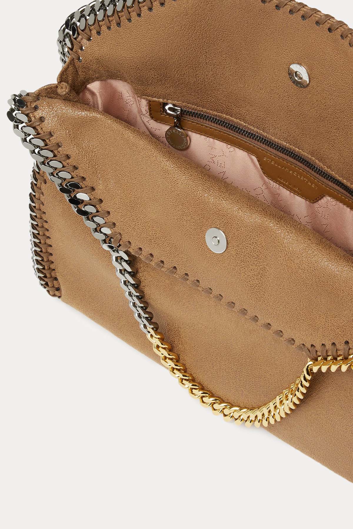 Stella Mccartney Falabella Çift Renk Zincir Tote Çanta-Çanta-Libas