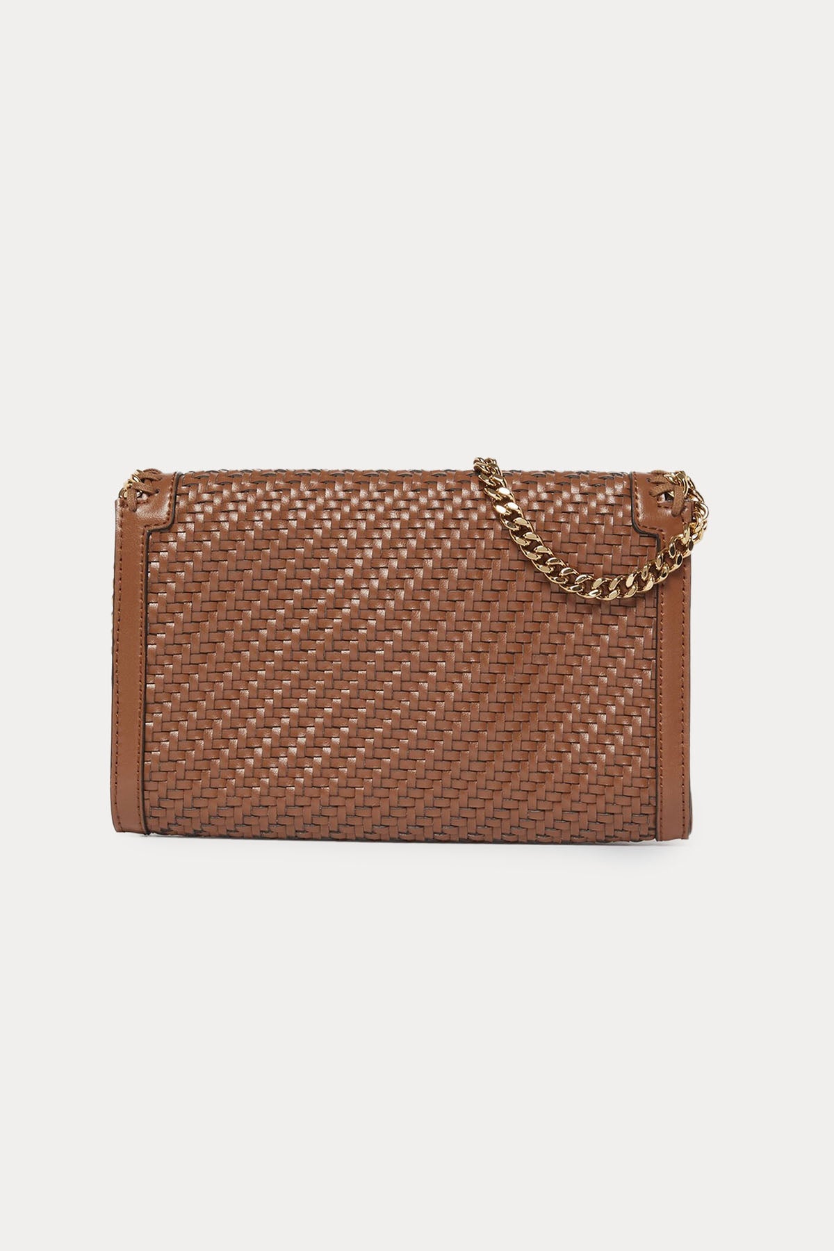 Stella Mccartney Zincir Askılı Örgü Clutch Çanta-Çanta-Libas