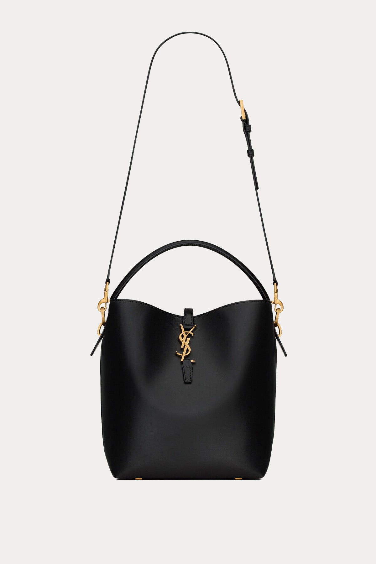 Saint Laurent Logolu Medium Deri Omuz Çantası 742828 2R20W 1000