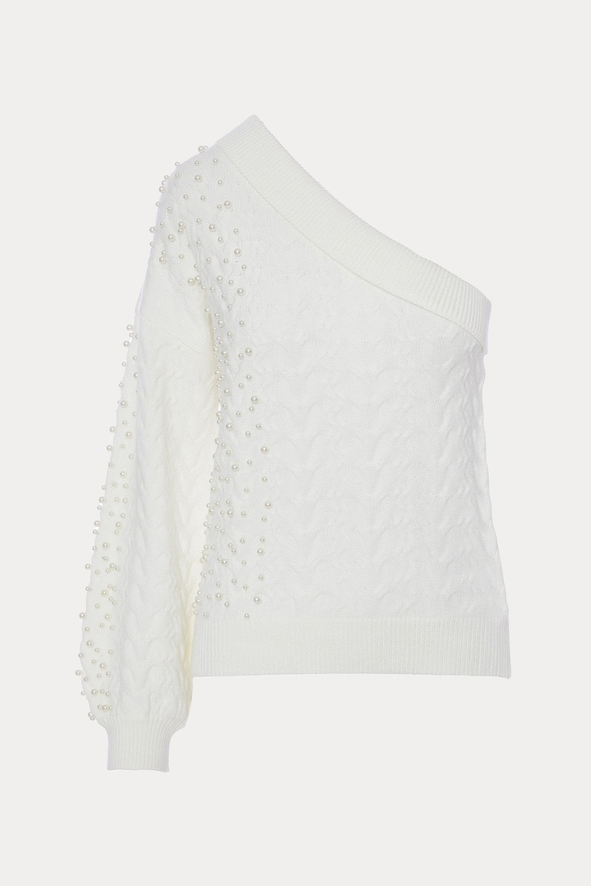 Bsb Tek Omuz İnce Detaylı Örgü Triko