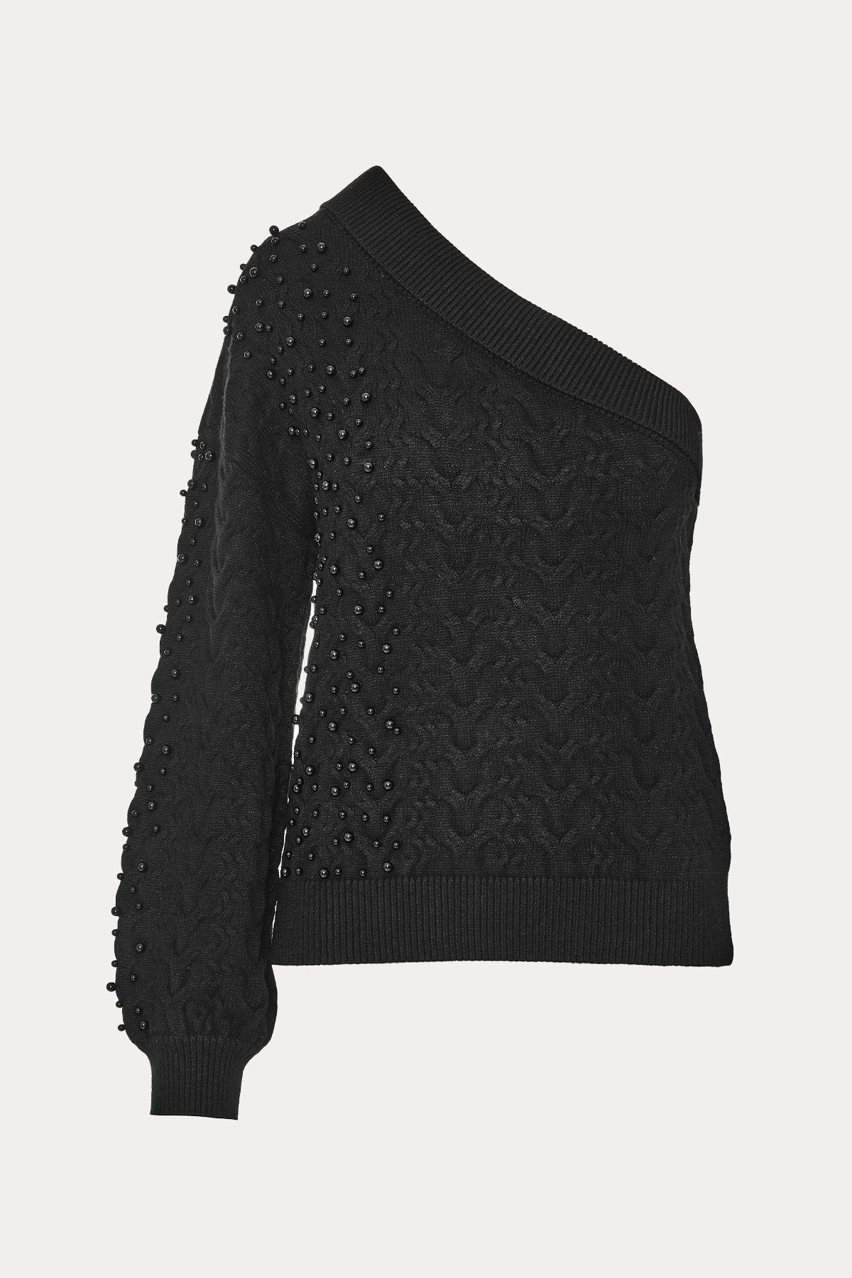 Bsb Tek Omuz İnce Detaylı Örgü Triko