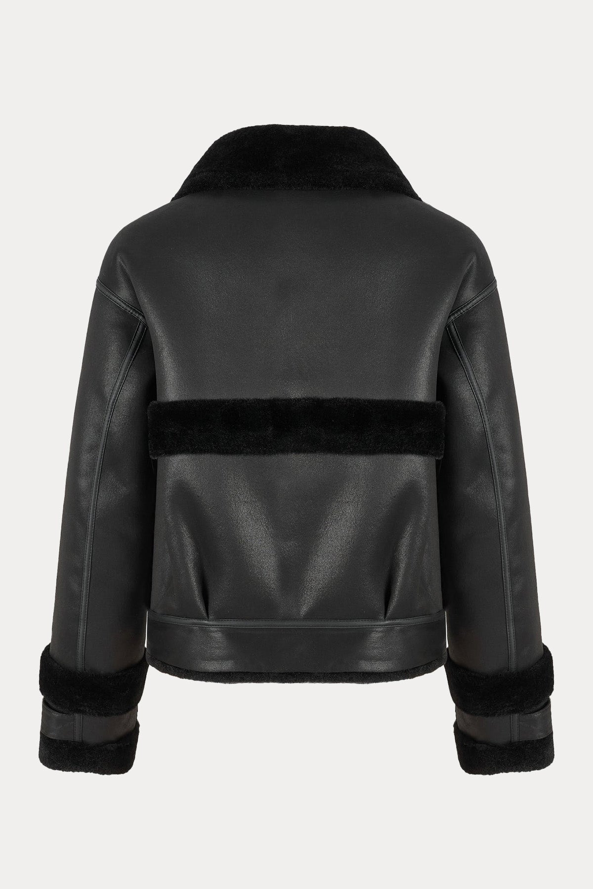 Urbancode Çift Taraflı Kürklü Deri Mont