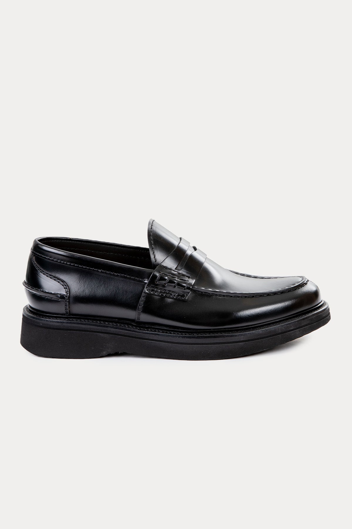 Green George Deri Loafer Ayakkabı 2024 POLISHED NERO