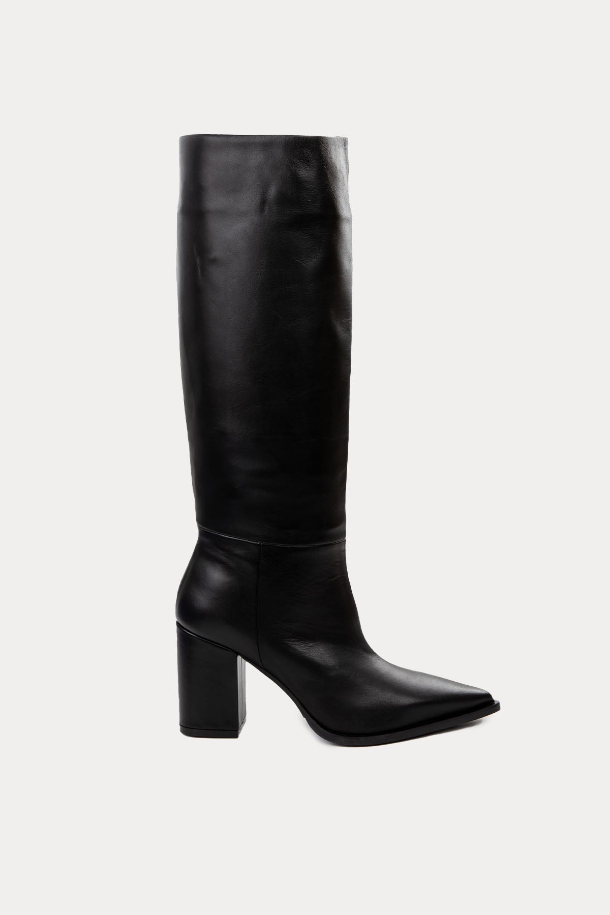 Albano Sivri Burunlu Topuklu Deri Çizme