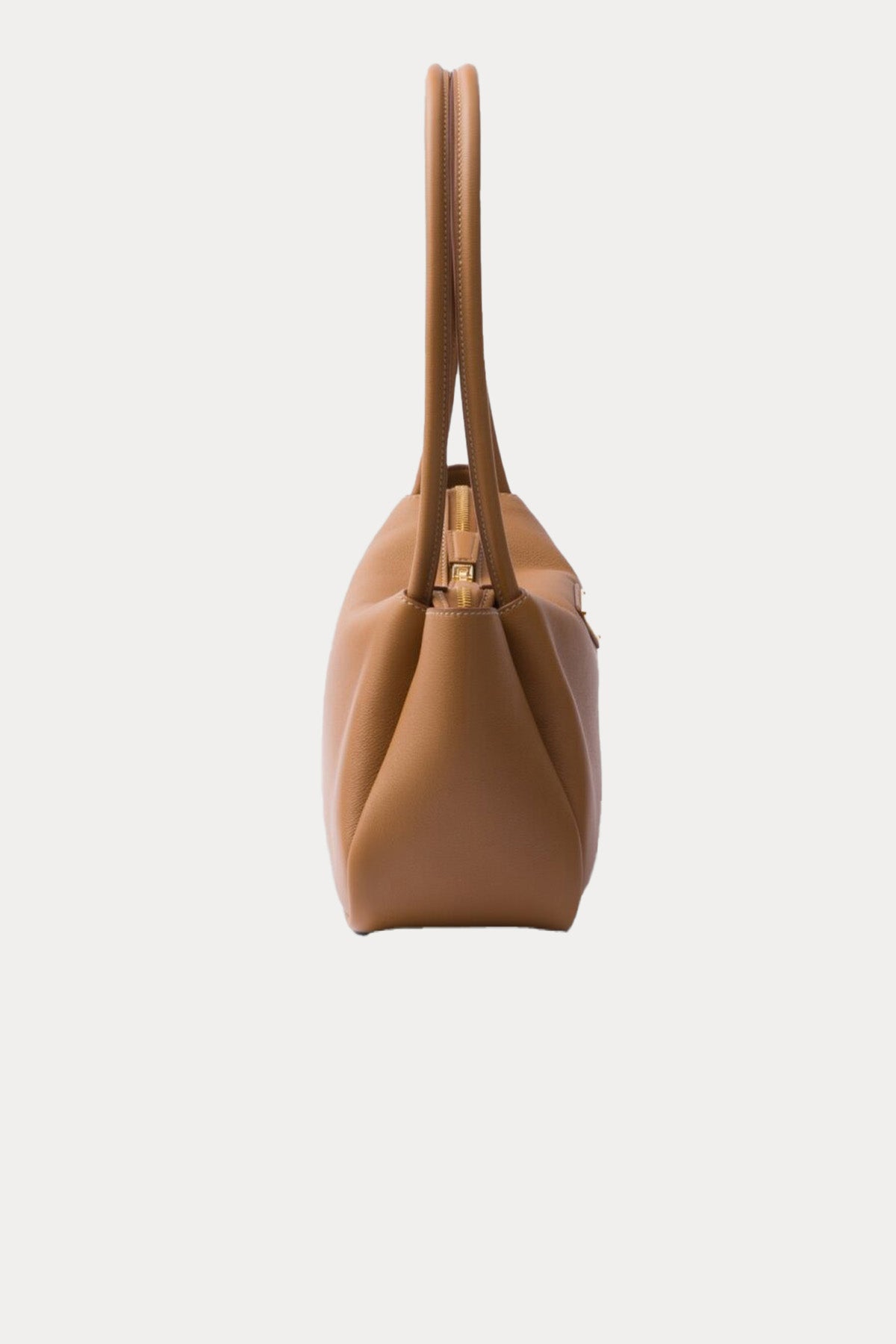 Prada Logolu Medium Yumuşak Deri Omuz Çantası