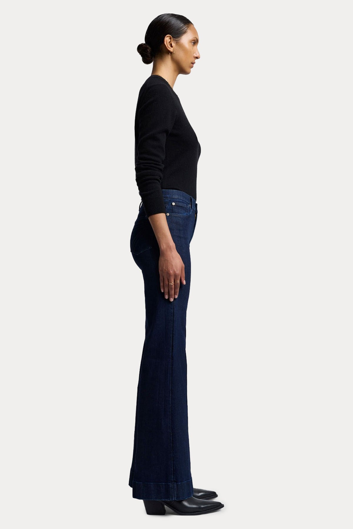 7 For All Mankind Yüksek Bel Modern Dojo Jeans-Jeans-Libas