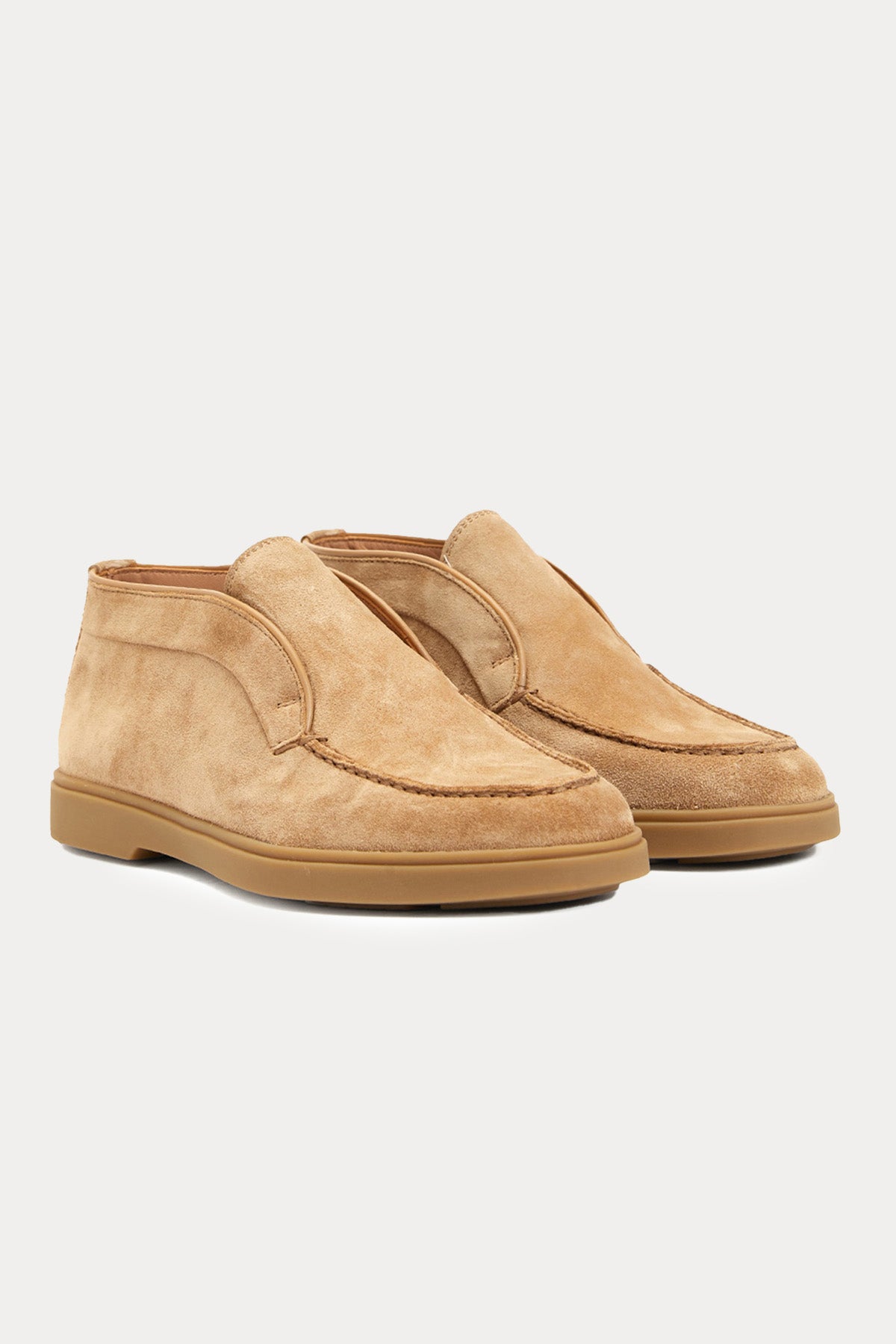 Santoni Lastik Bantlı Süet Bot