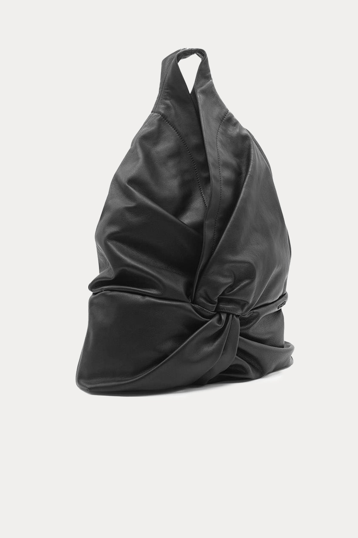 Vic Matie Çapraz Büzgülü Deri Çanta