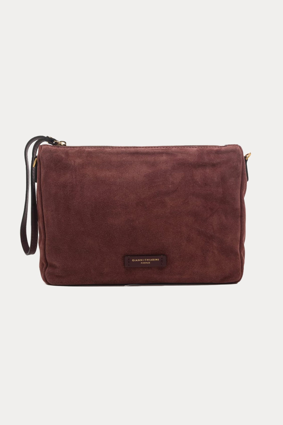 Gianni Chiarini Nora Pouch Süet Clutch Çanta