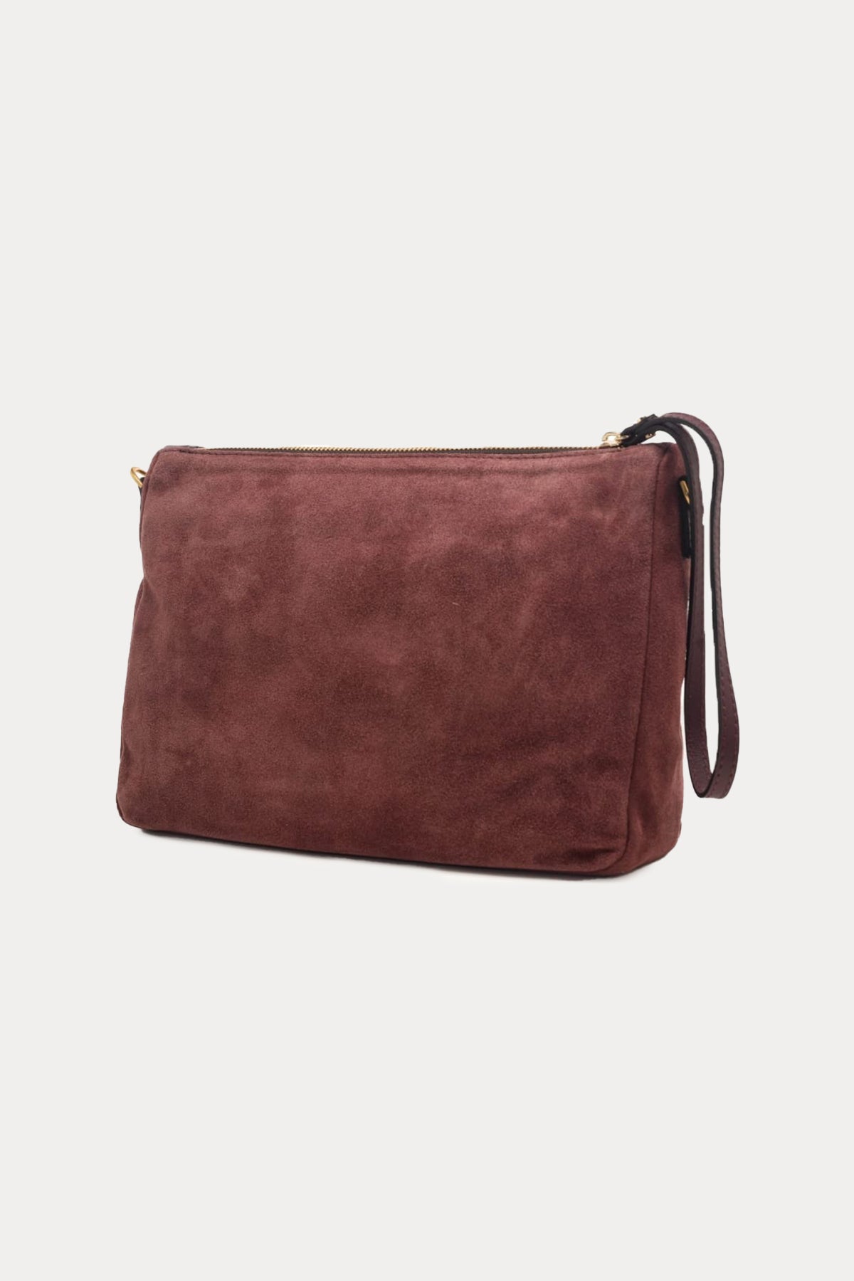 Gianni Chiarini Nora Pouch Süet Clutch Çanta