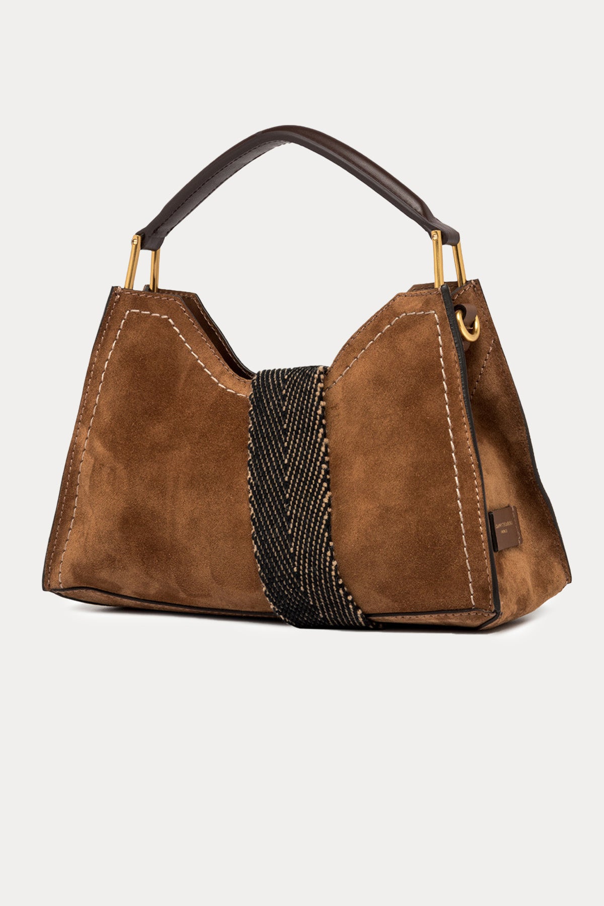 Gianni Chiarini Aurora Süet Omuz Çantası-Çanta-Libas