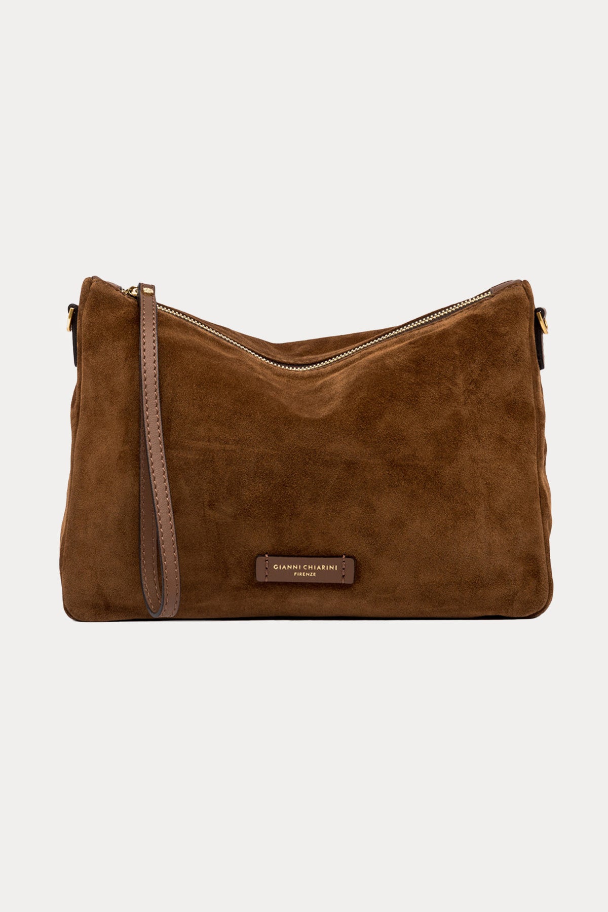 Gianni Chiarini Nora Pouch Süet Clutch Çanta BS 10225 CM PL COGNAC