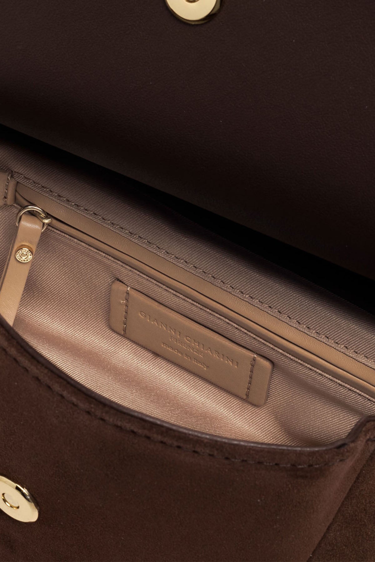 Gianni Chiarini Pilar Süet Deri Omuz Çantası-Çanta-Libas