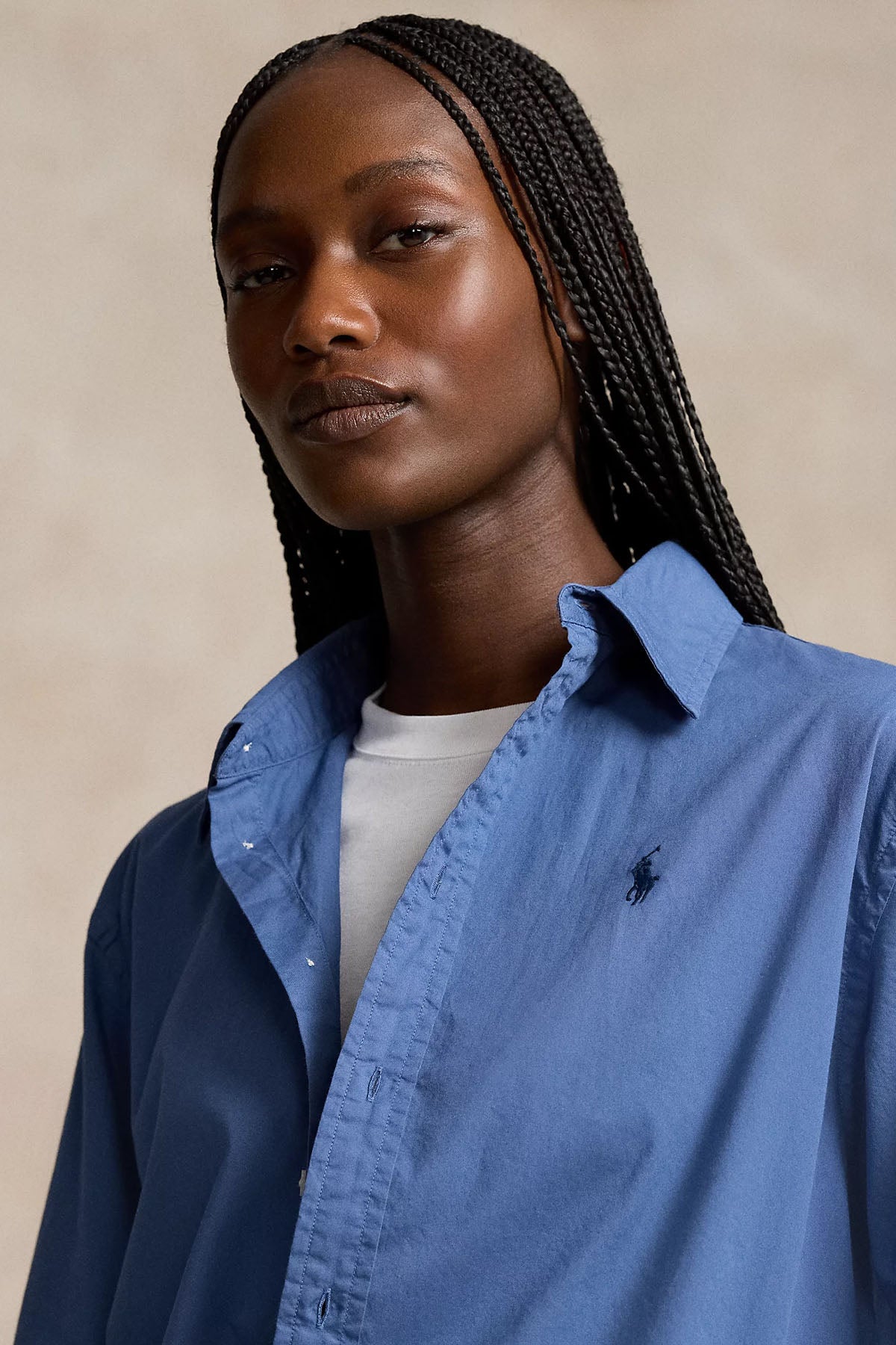 Polo Ralph Lauren Logolu Geniş Kesim Gömlek