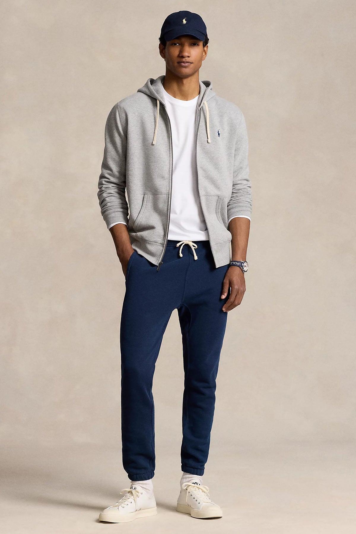 Polo Ralph Lauren Fermuarlı Kapüşonlu Sweatshirt Ceket