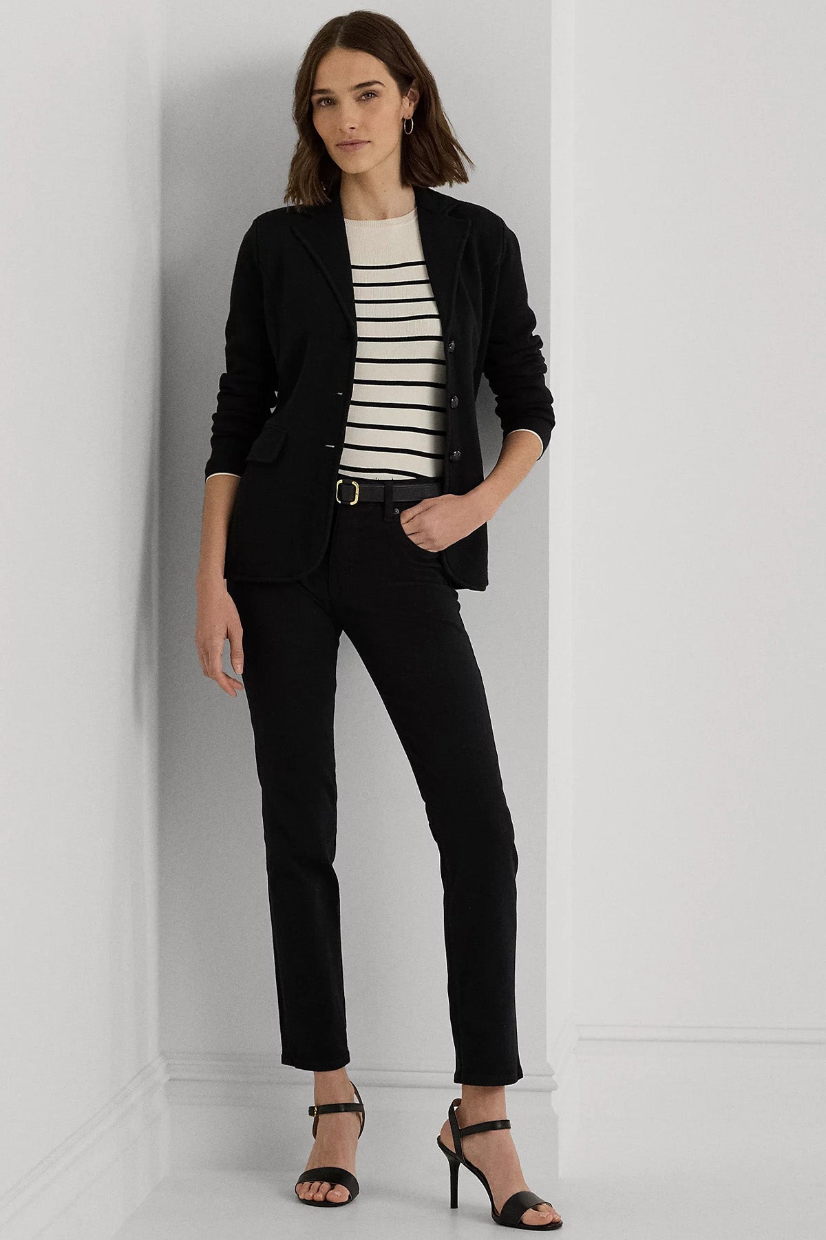 Polo Ralph Lauren Slim Fit Örgü Triko Blazer Ceket