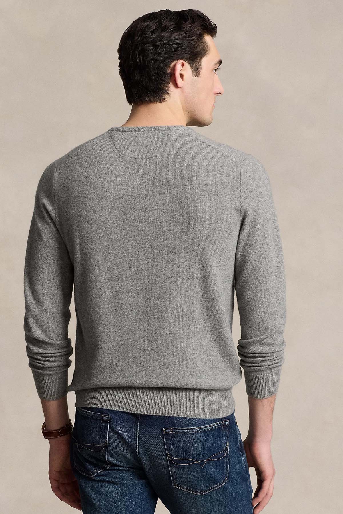 Polo Ralph Lauren Yuvarlak Yaka İnce Örgü Yün Triko-Triko-Libas