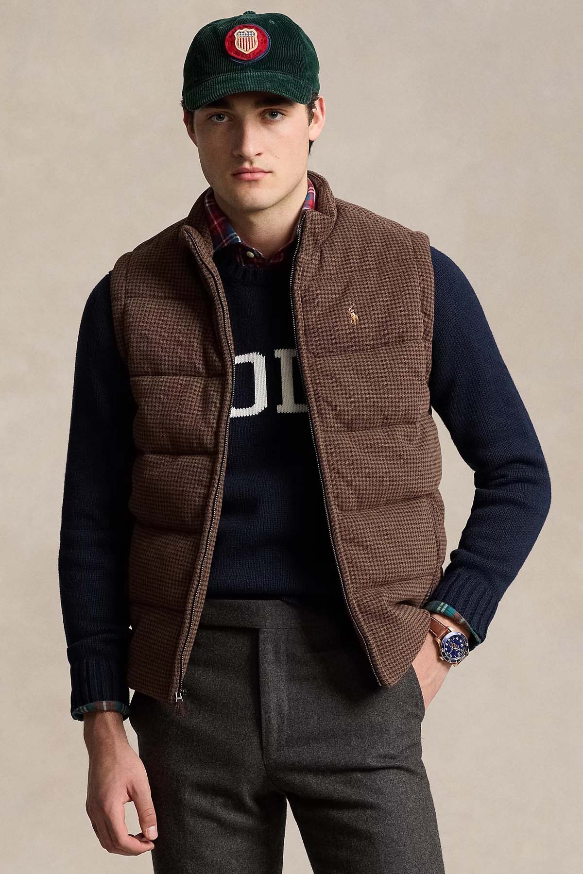 Polo Ralph Lauren Kazayağı Desenli Puffer Yelek