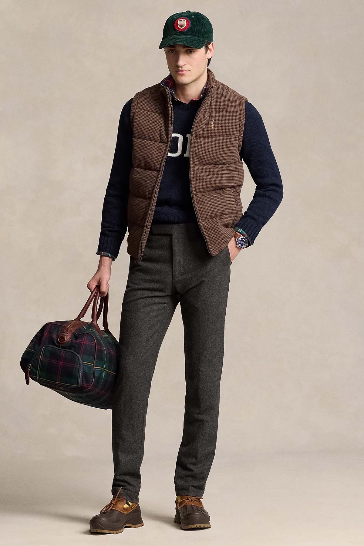 Polo Ralph Lauren Kazayağı Desenli Puffer Yelek