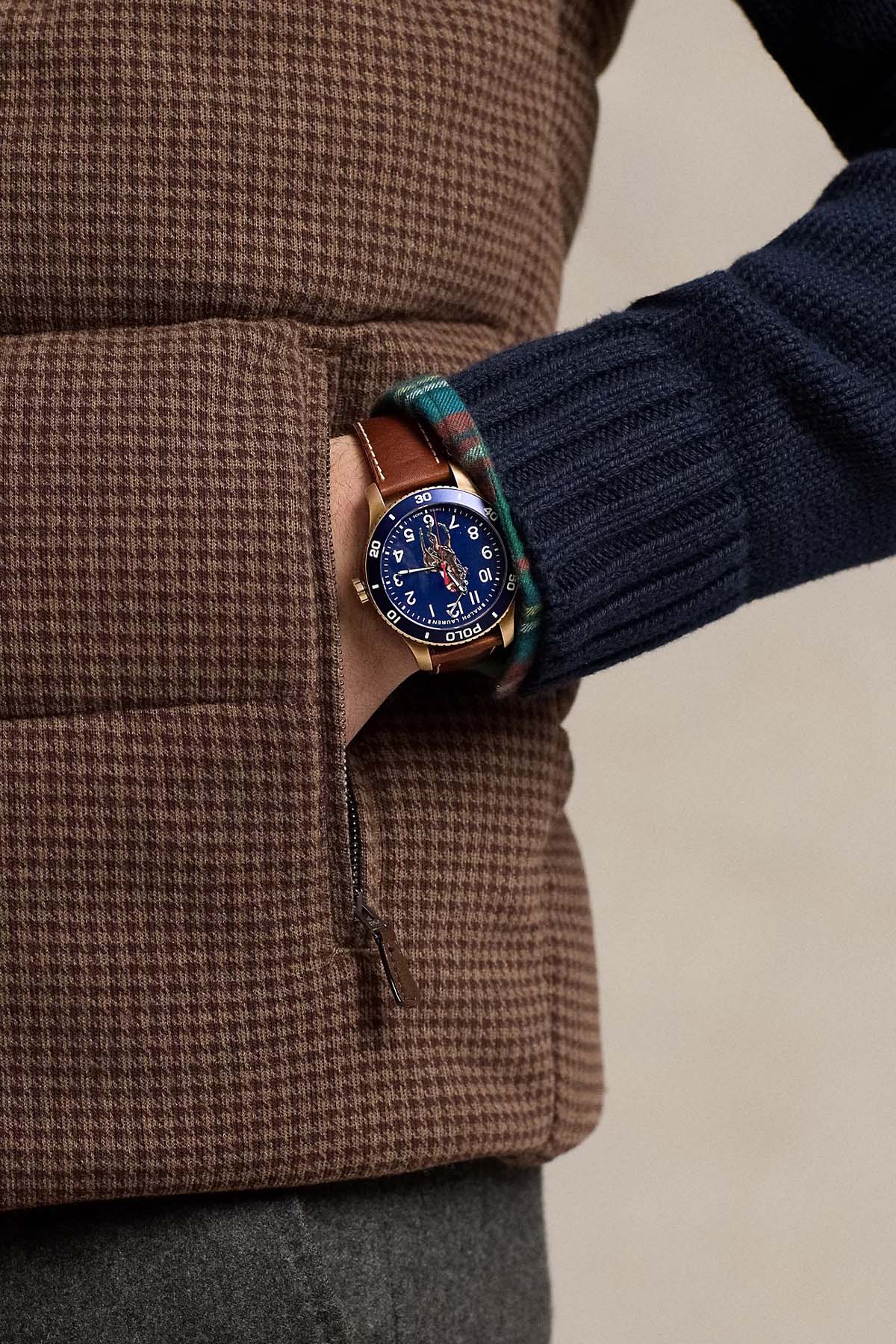 Polo Ralph Lauren Kazayağı Desenli Puffer Yelek