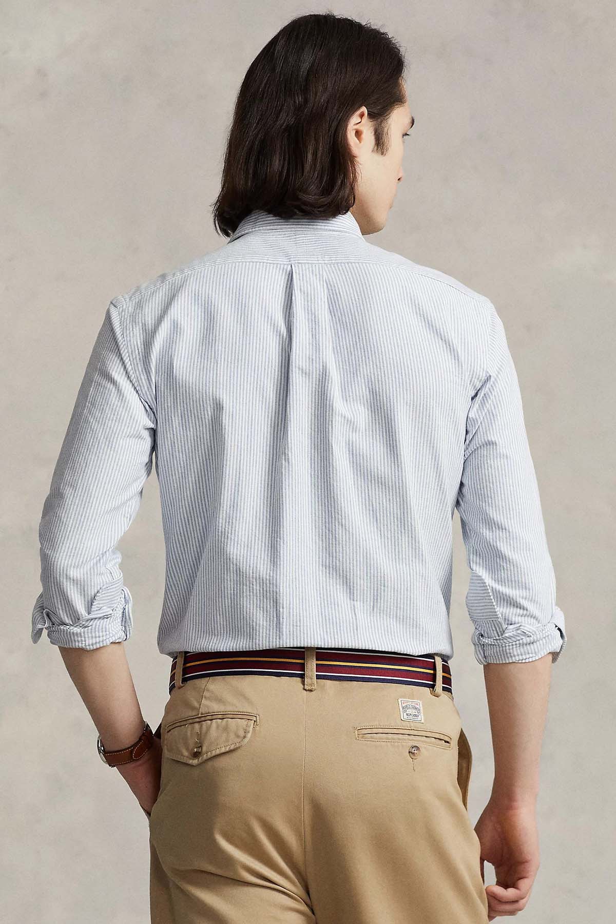 Polo Ralph Lauren Custom Fit Çizgili Oxford Gömlek-Gömlek-Libas