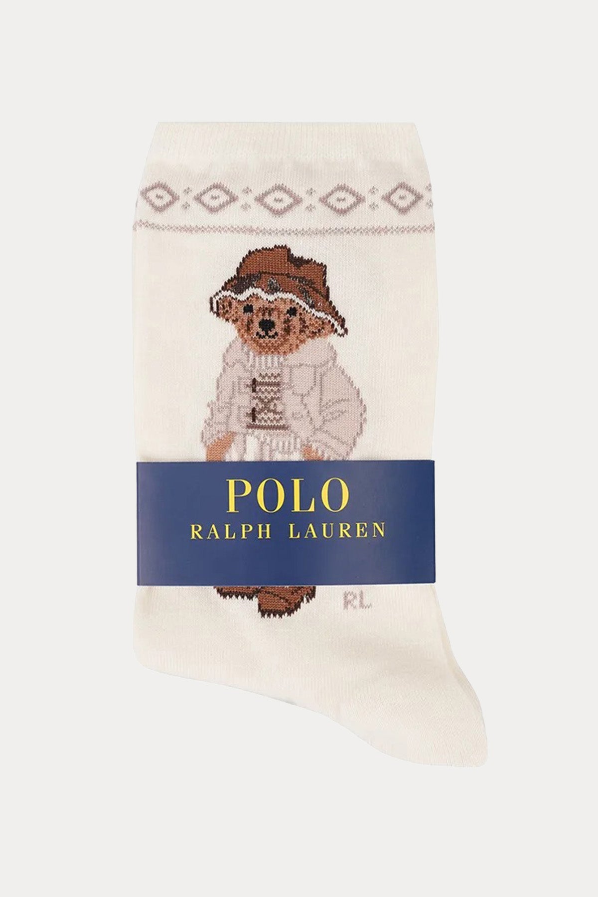 Polo Ralph Lauren Polo Bear Etnik Desenli Örgü Çorap