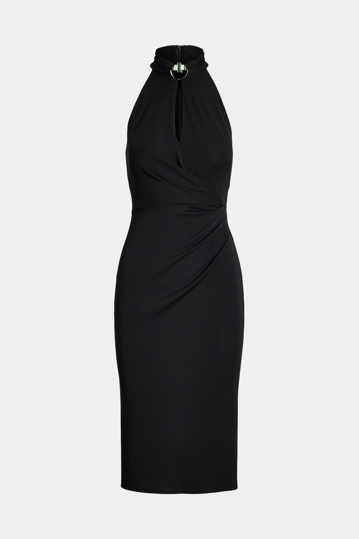 Polo Ralph Lauren Broşlu Midi Abiye Elbise