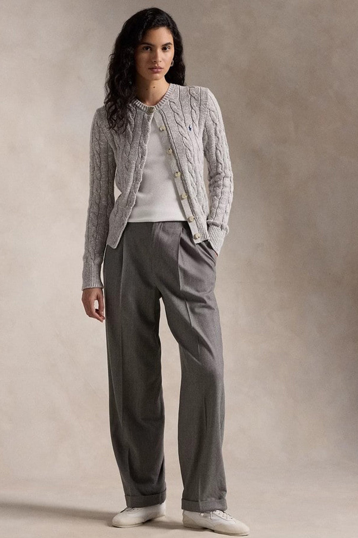 Polo Ralph Lauren Saç Örgü Triko Ceket