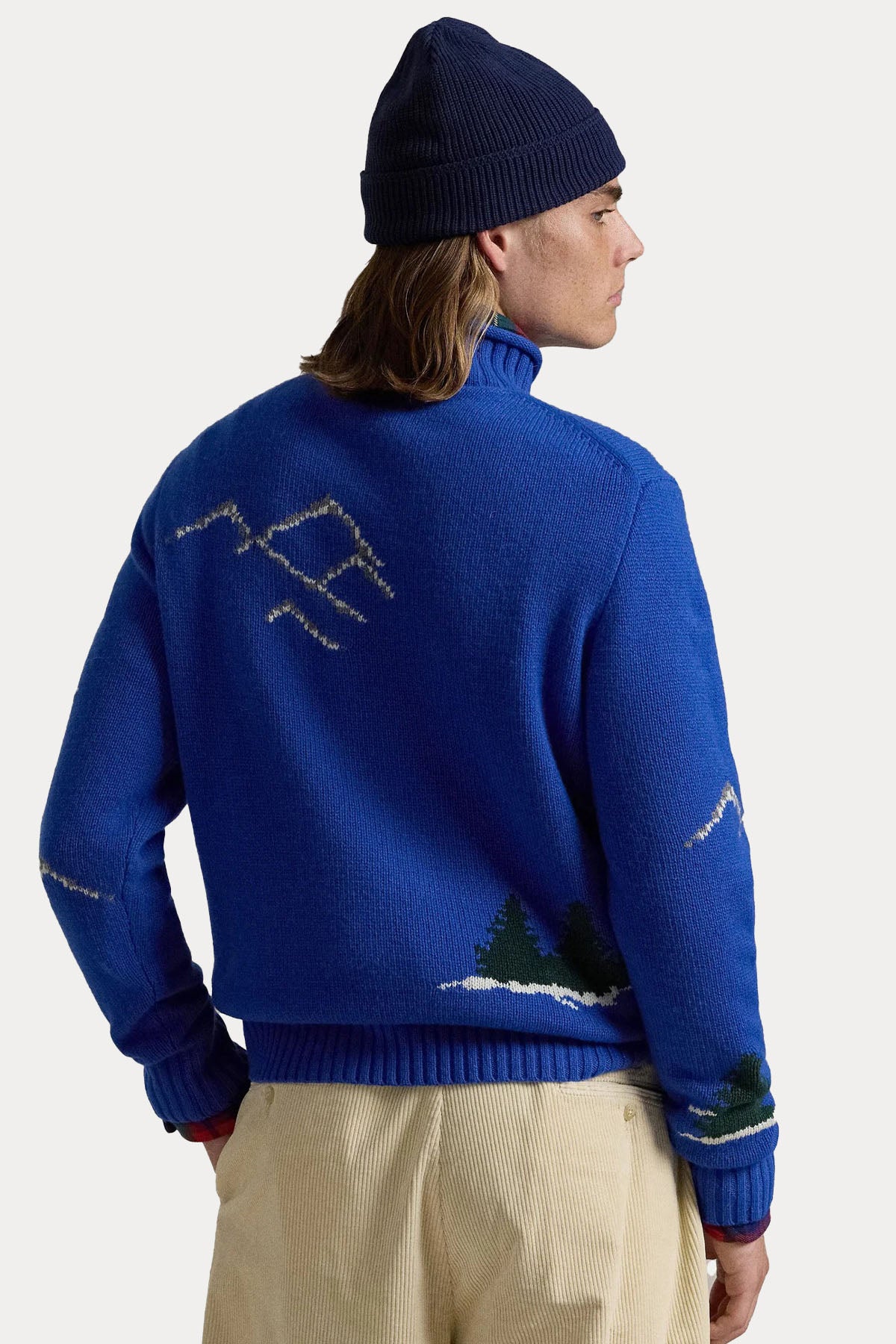 Polo Ralph Lauren Unisex Polo Bear Aile Temalı Örgü Yün Triko-Triko-Libas