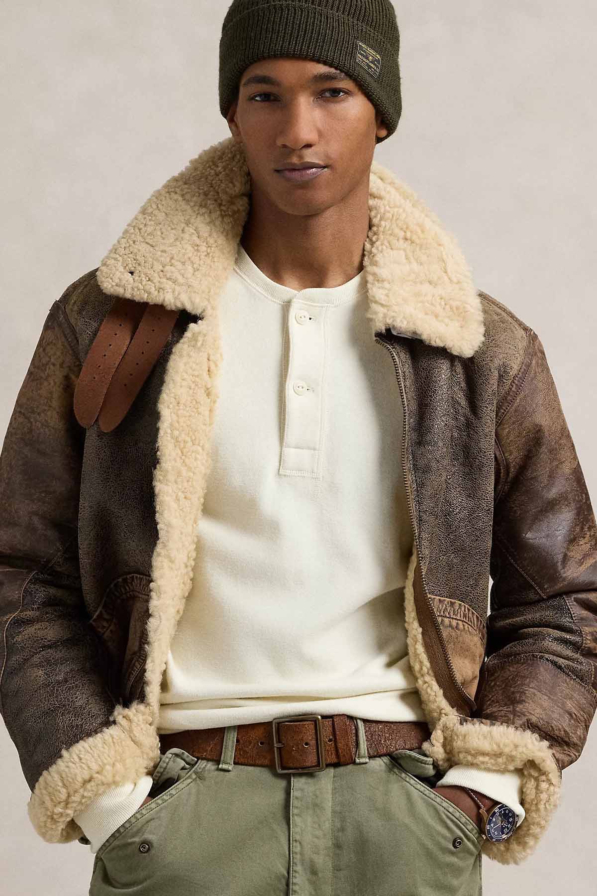 Polo Ralph Lauren Düğmeli Yuvarlak Yaka Sweatshirt