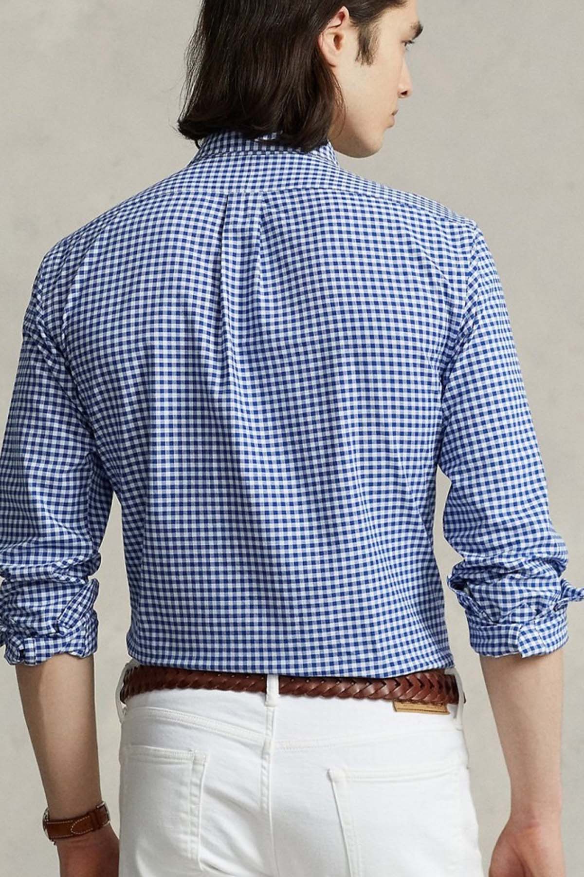 Polo Ralph Lauren Custom Fit Pötikareli Oxford Gömlek