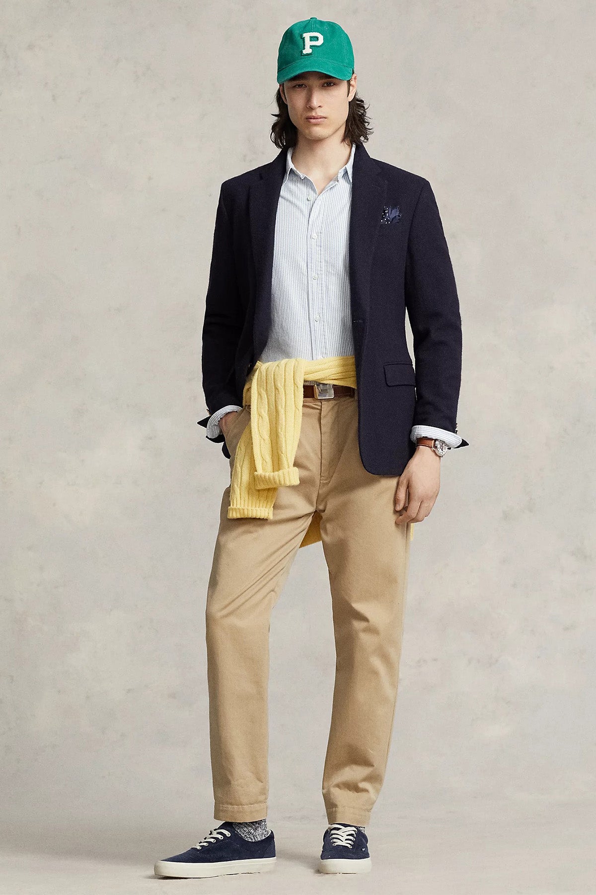 Polo Ralph Lauren Slim Fit Çizgili Oxford Gömlek