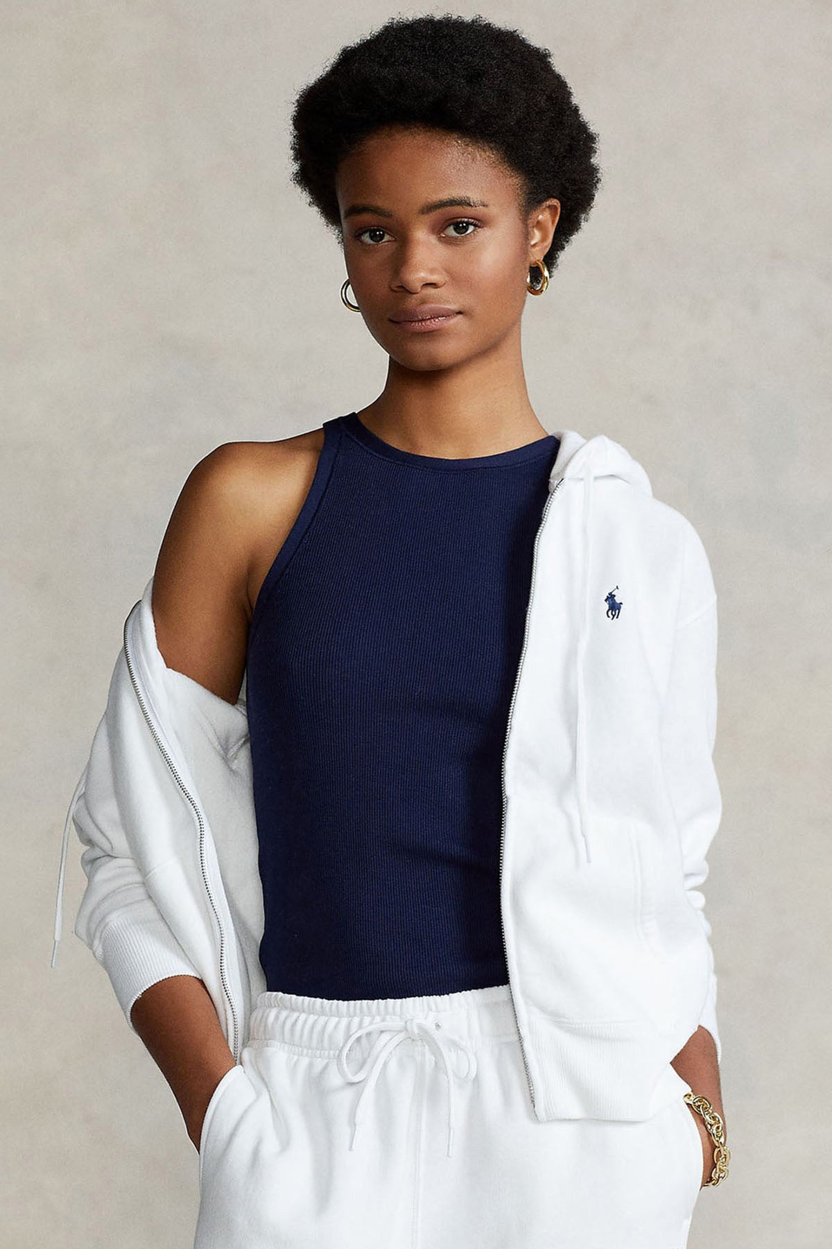 Polo Ralph Lauren Kapüşonlu Fermuarlı Sweatshirt Ceket