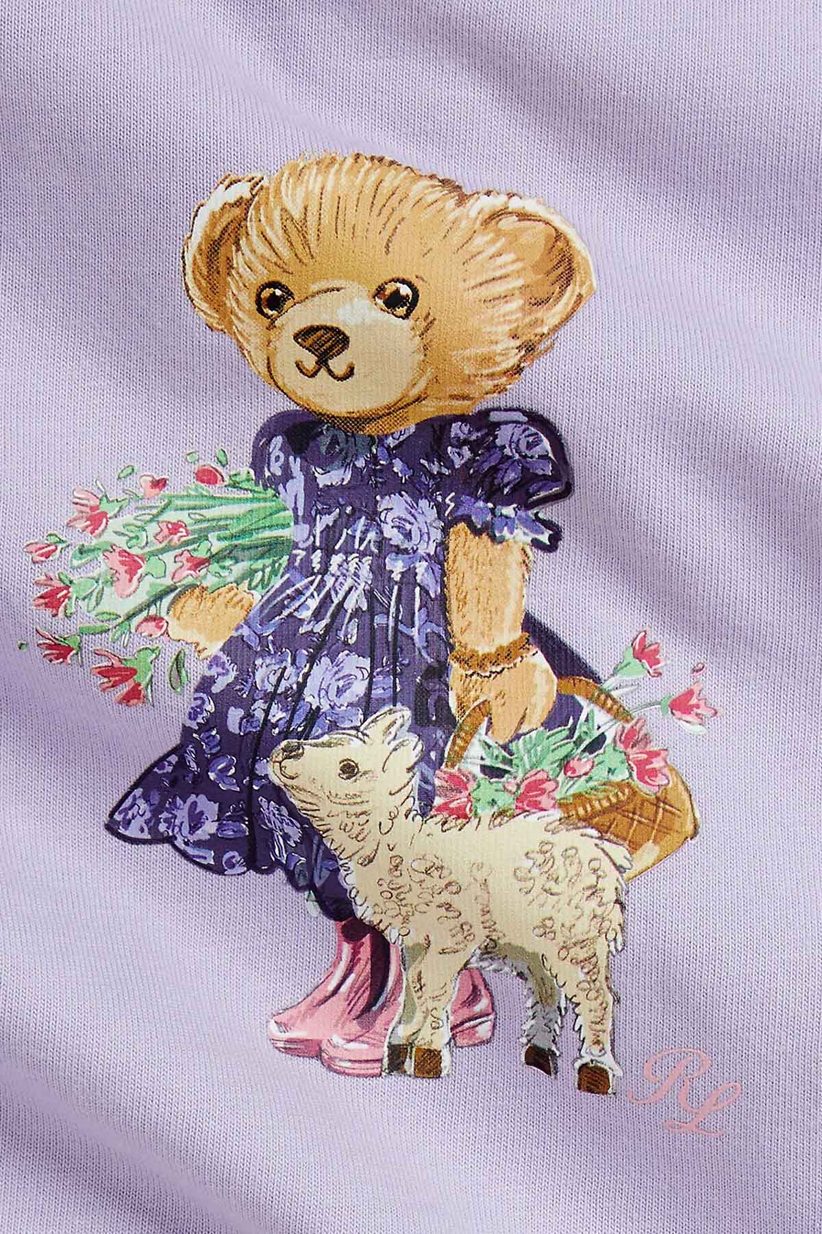 Polo Ralph Lauren Kids 9-12 Aylık Kız Bebek Polo Bear Eşofman Takımı