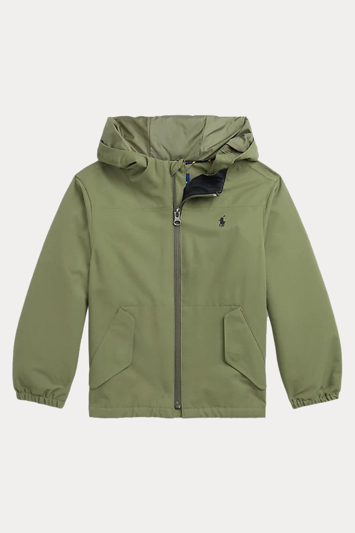 Polo Ralph Lauren Kids 4-7 Yaş Unisex Çocuk Kapüşonlu Rüzgarlık Mont