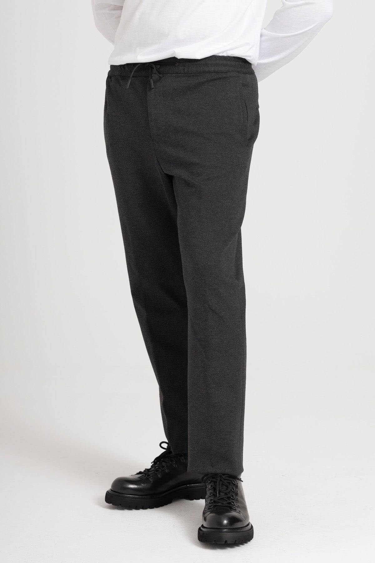 Pantaloni Torino Omega Beli Lastikli Yandan Cepli Streç Pantolon