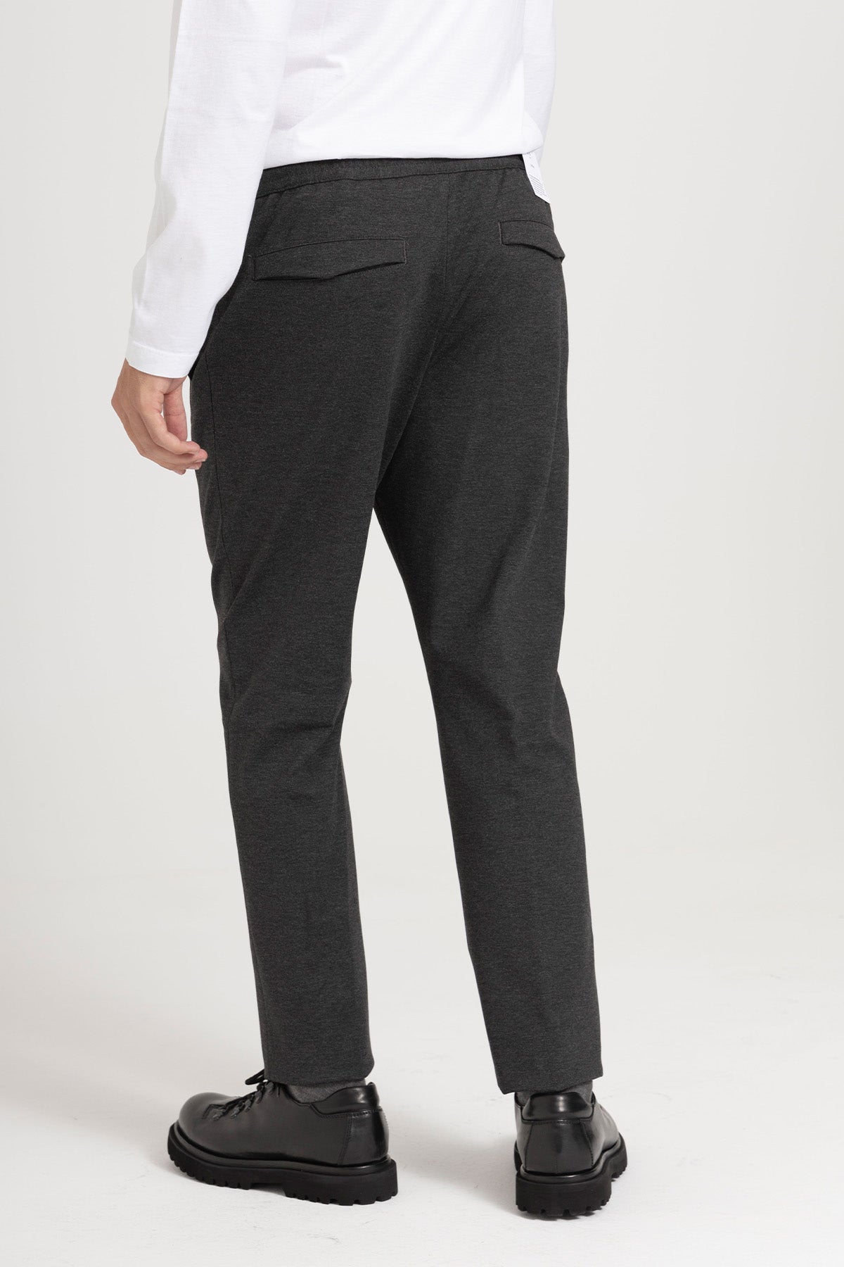 Pantaloni Torino Omega Beli Lastikli Yandan Cepli Streç Pantolon