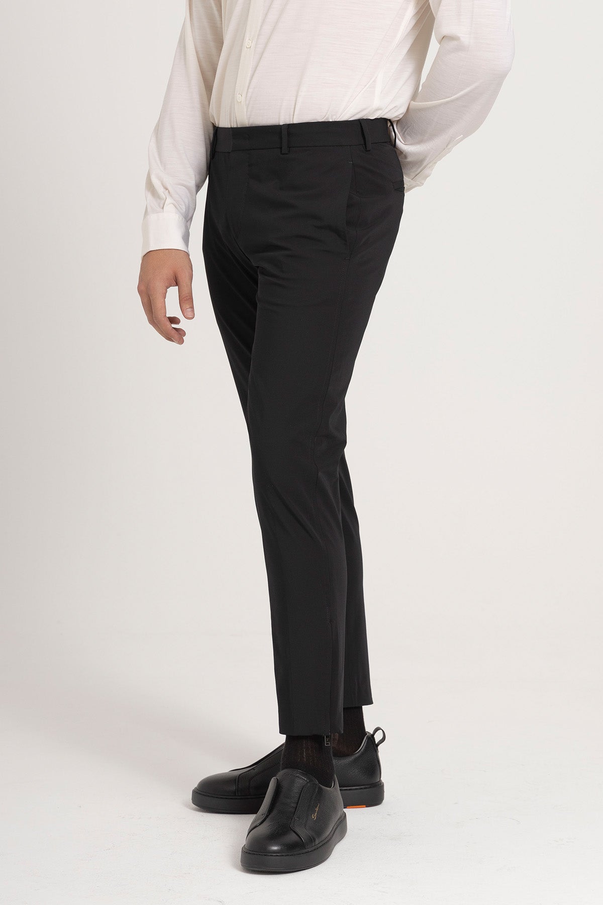 Pantaloni Torino Epsilon Yandan Cepli Paçası Fermuarlı Streç Pantolon