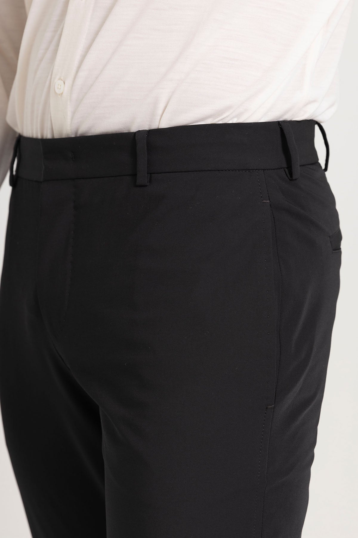 Pantaloni Torino Epsilon Yandan Cepli Paçası Fermuarlı Streç Pantolon