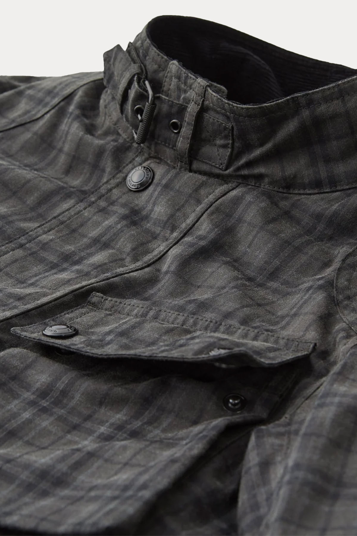 Belstaff Icon Fieldmaster Mumlu Kumaş Ekoseli Mont