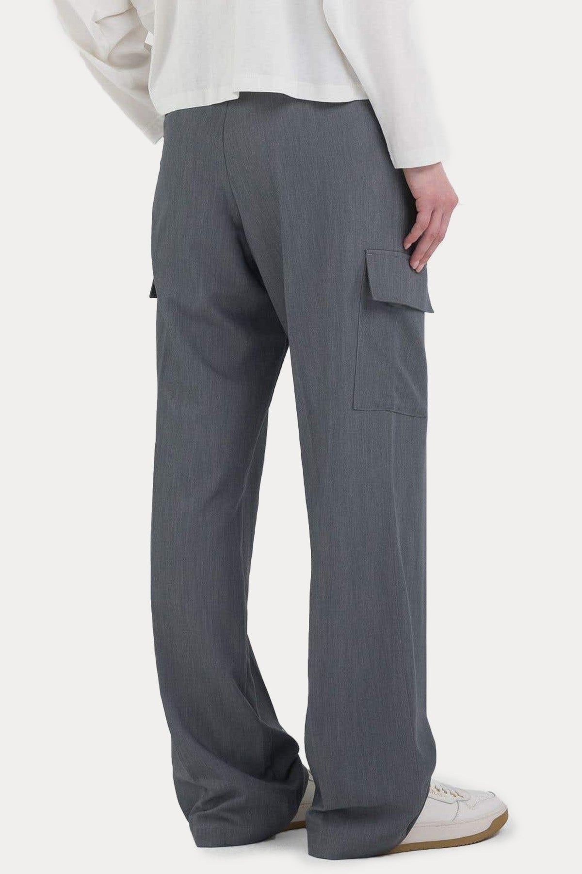 Replay Geniş Kesim Tek Pileli Kargo Pantolon