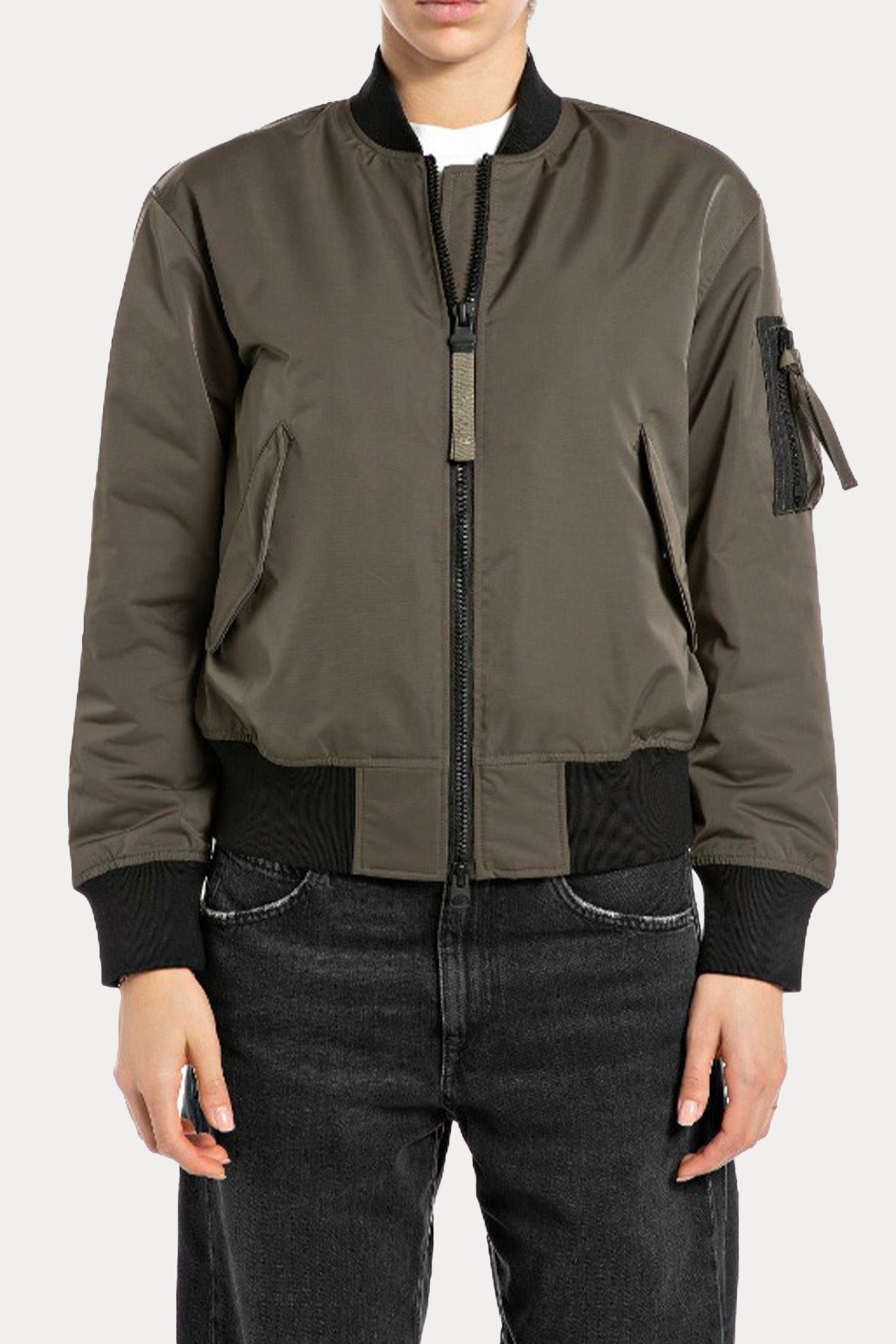 Replay Pilot Yaka Bomber Ceket