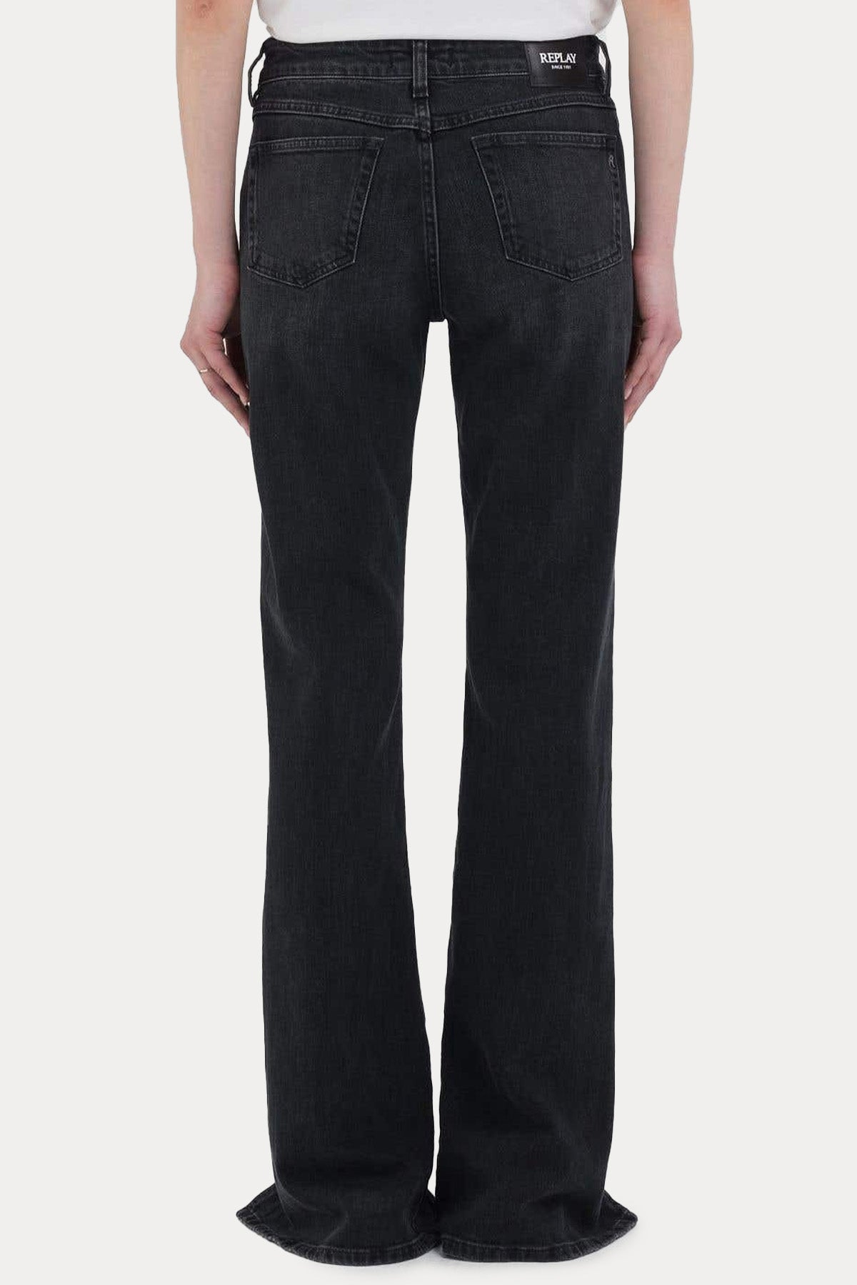 Replay Perlie Yırtmaçlı İspanyol Paça Jeans-Jeans-Libas