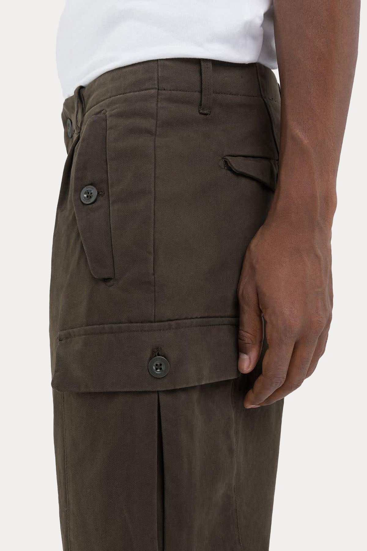 Replay Regular Fit Tek Pileli Kargo Pantolon-Pantolon-Libas